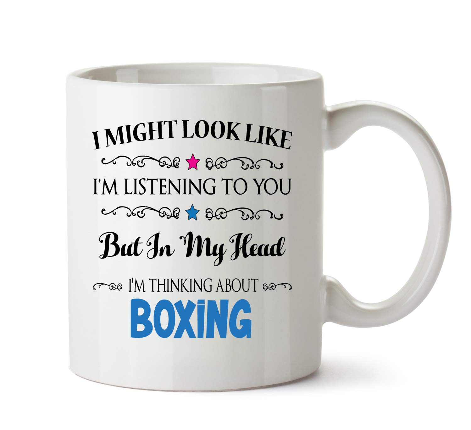 Foxyprinting White Boxing Coffee Mug