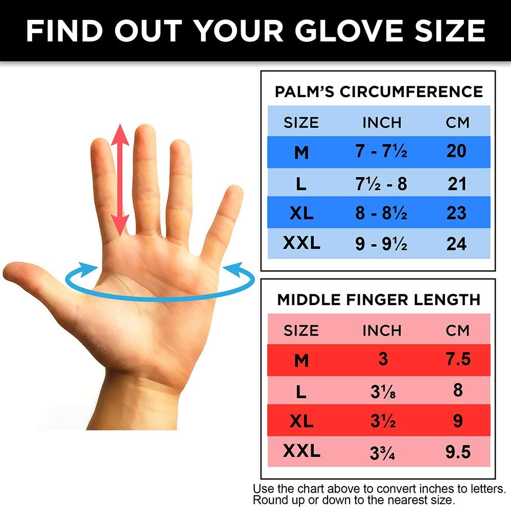 Gearonic Cycling Gloves for Men - Breathable Foam Padded MTB Biking Gloves with Anti-Slip and Shock Absorbing Technology - Full Finger Guantes - Image 7