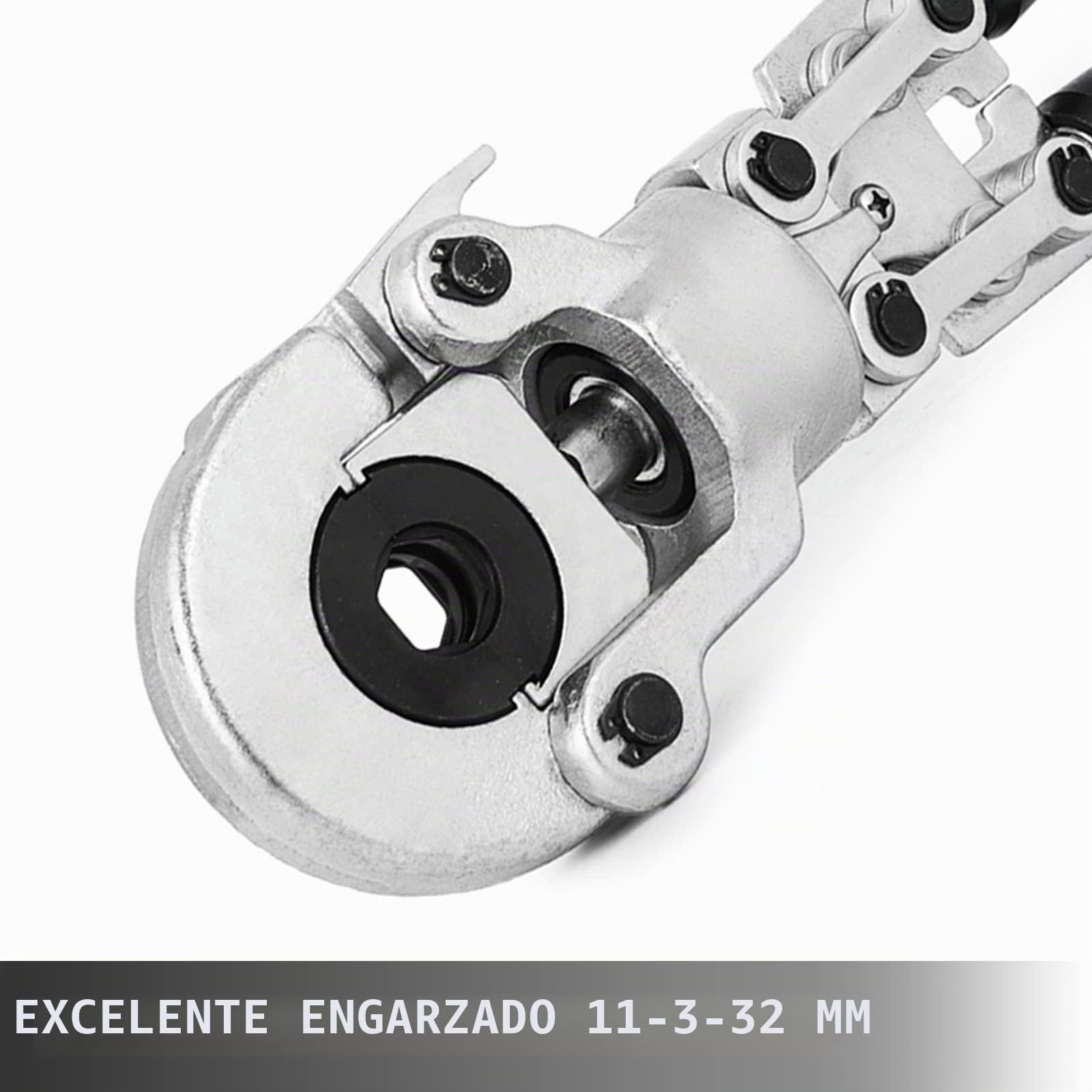 VEVOR Alicates para Prensar Tuberías 16-32 mm, Multicapa U16, U20, U25, U32, TH16, TH20, TH26, TH32 mm, Cabezal 360° Giratoria, 6T para Conexión de Tuberías de Cobre, de Plástico o de Aluminio