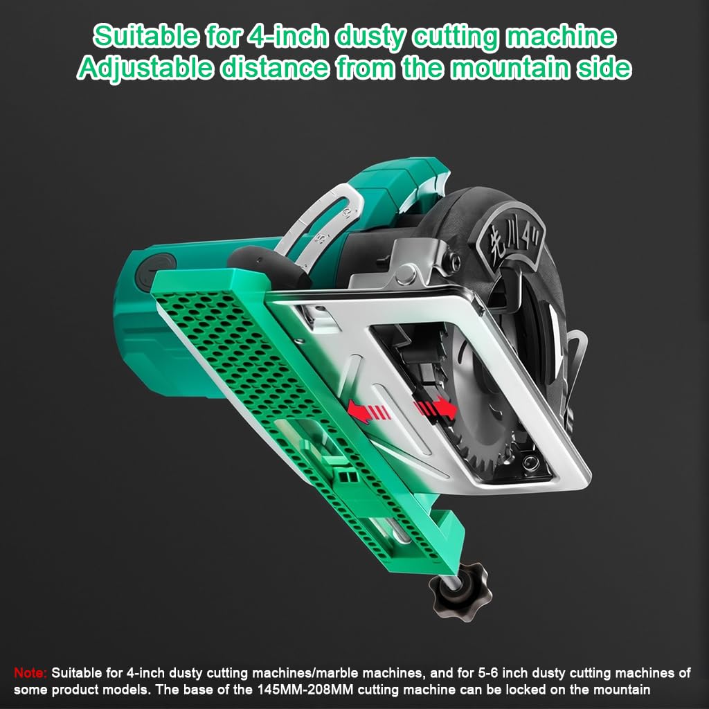 Serplex® Cutting Machine Base Guide 5.3-7.87 inches Cutting Length Adjustable Woodcraft Electric Circular Saw Milling Positioning Clamp Precision Wood Cutting Guide - Image 4 thumbnail