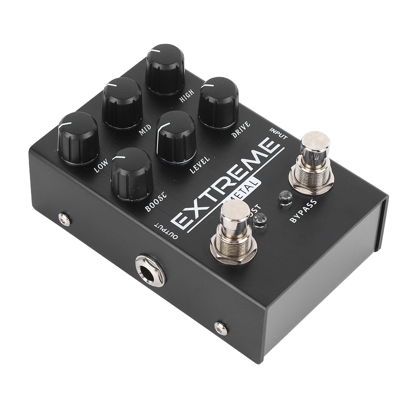 Pedale Effetto Distorsione per Chitarra Strumento Audio Regolabile Premium per Musicisti Custodia in Metallo