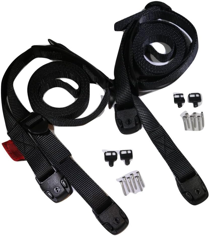 Spa Cover/Hot Tub/Wind Securement Strap Complete Kit Adjustable Nexus Locks 12 Ft.