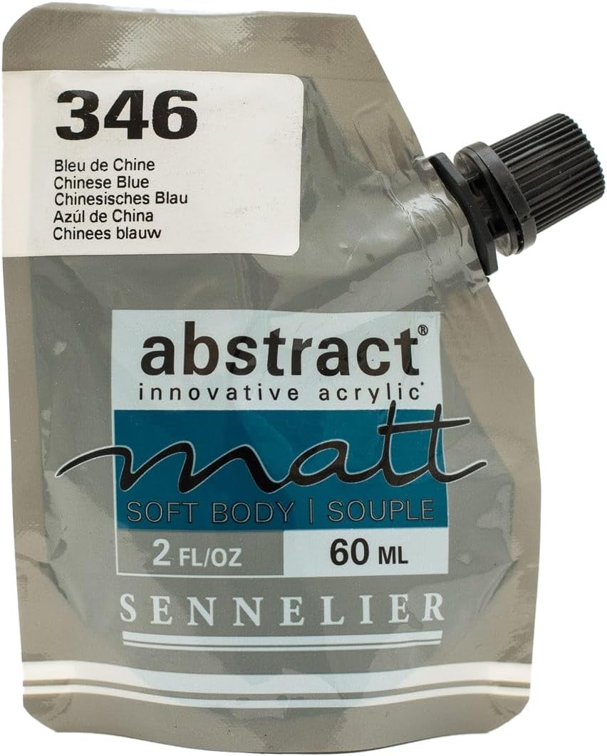 Sennelier Matt Abstract Acrylic Pouch, 60ml, Turquoise
