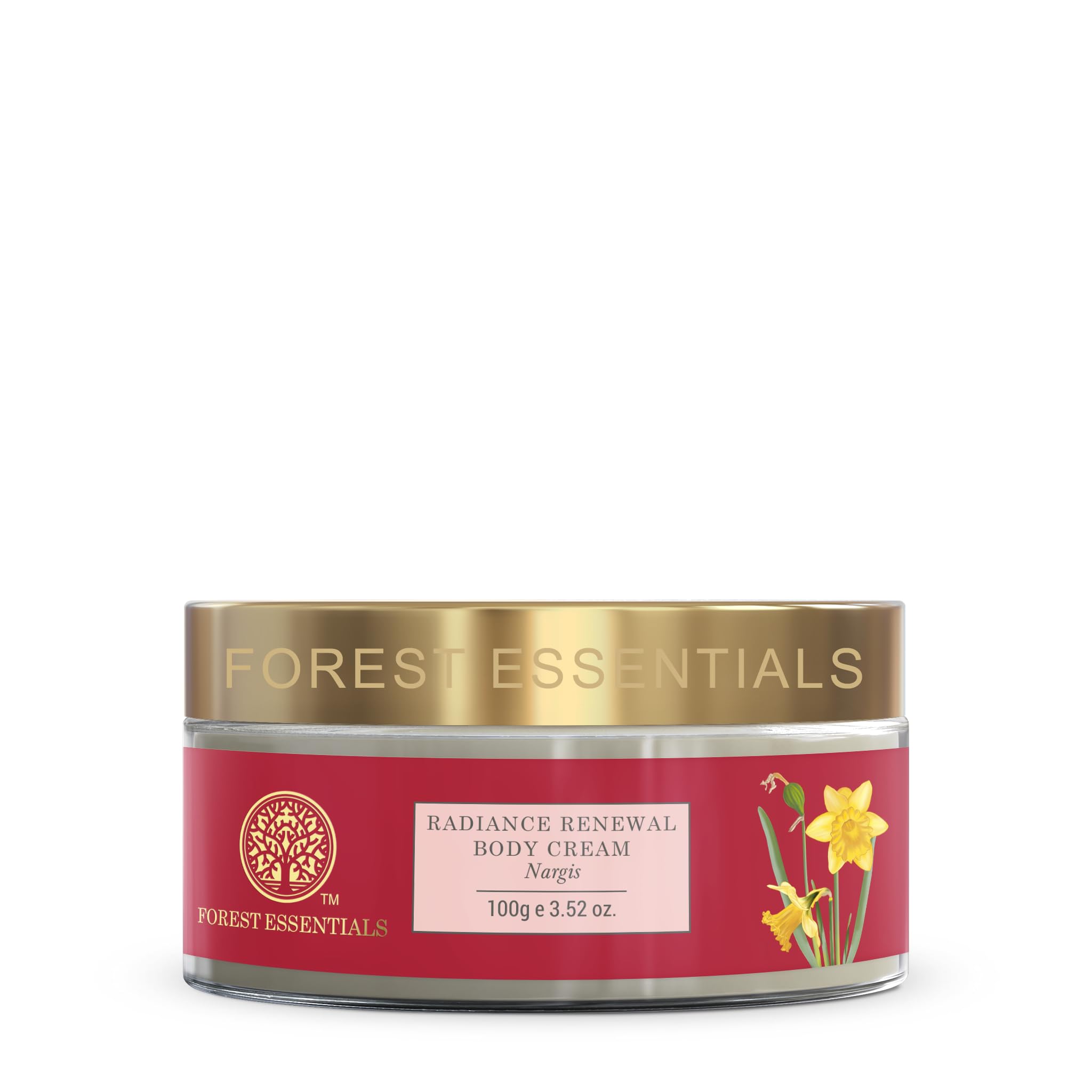 Forest Essentials Radiance Renewal Body Cream Nargis | Ayurvedic Moisturising Body Cream for Dry Skin | Shea Butter & Nargis Essential Oil for Glowing Skin-image-38