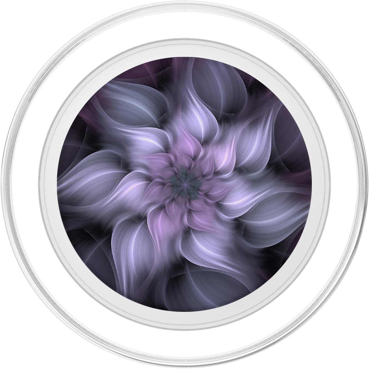 Purple Phone Grip Purple Flower Floral Phone Button Pop Out PopSockets PopGrip for MagSafe