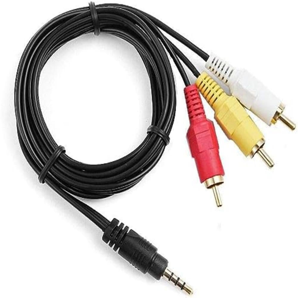 Amazon.co.jp: Nuxkst 5フィート AV A/V テレビ出力ケーブルコード