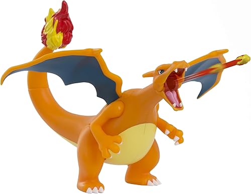 Miniatura 2 de Pokemon - Paquete de batalla fuego y agua – incluye las figuras de acción Charizard de 4.5 pulgadas con acción de llama y Squirtle de 2 pulgadas