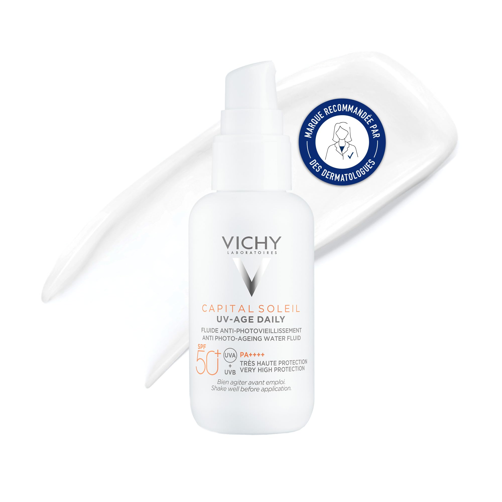 VICHY Liftactiv Pigment B3 & Capital Soleil UV-Age Daily, Sérum Anti-Taches Brunes 30ml & Fluide Solaire SPF50+ 40ml, Melasyl + Niacinamide, Routine Anti-Taches & Anti-Age, Lot de 2