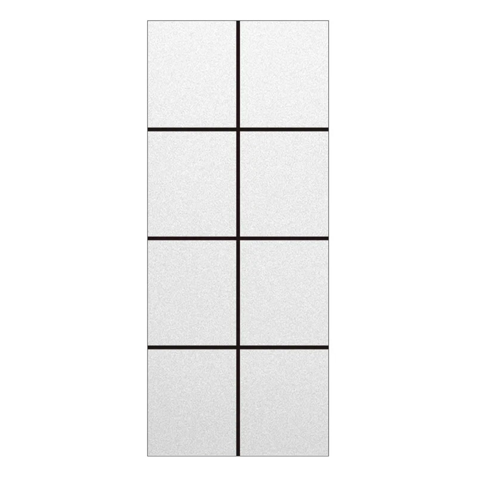 Window Film Simple Electrostatic Frosted Window Film Geometric Lines Window Tint Window Film Static Cling(CH-229-A,30x100cm)