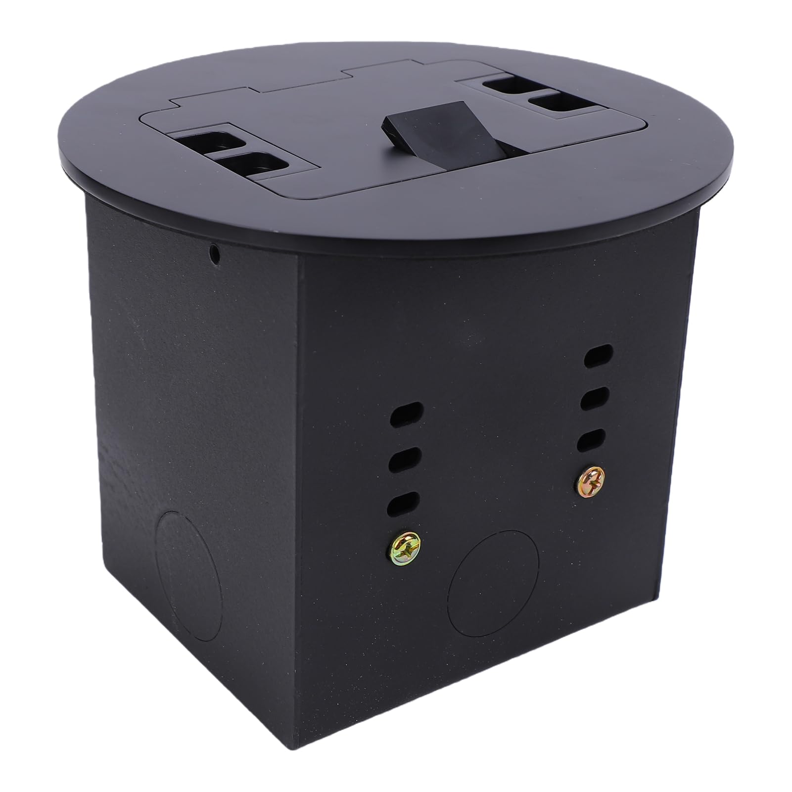 Fafeicy Prise de Sol Encastrée 6,9x6,9x4,3 Pouces Port de Chargement USB