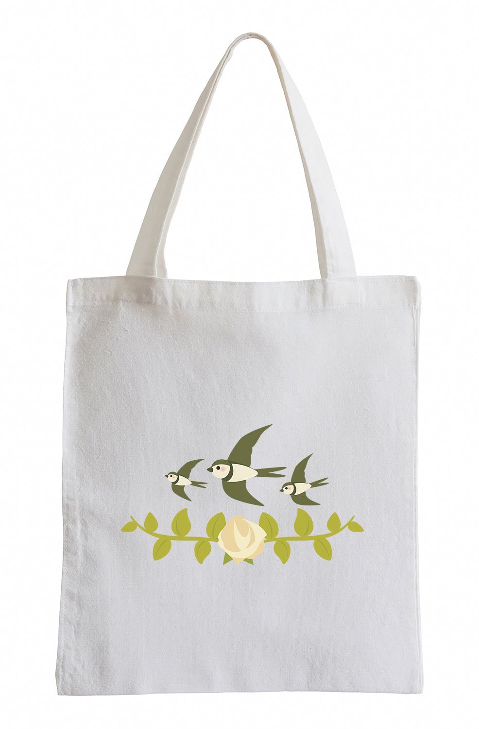 Raxxpurl Sweet Swallows Fun Jute Bag