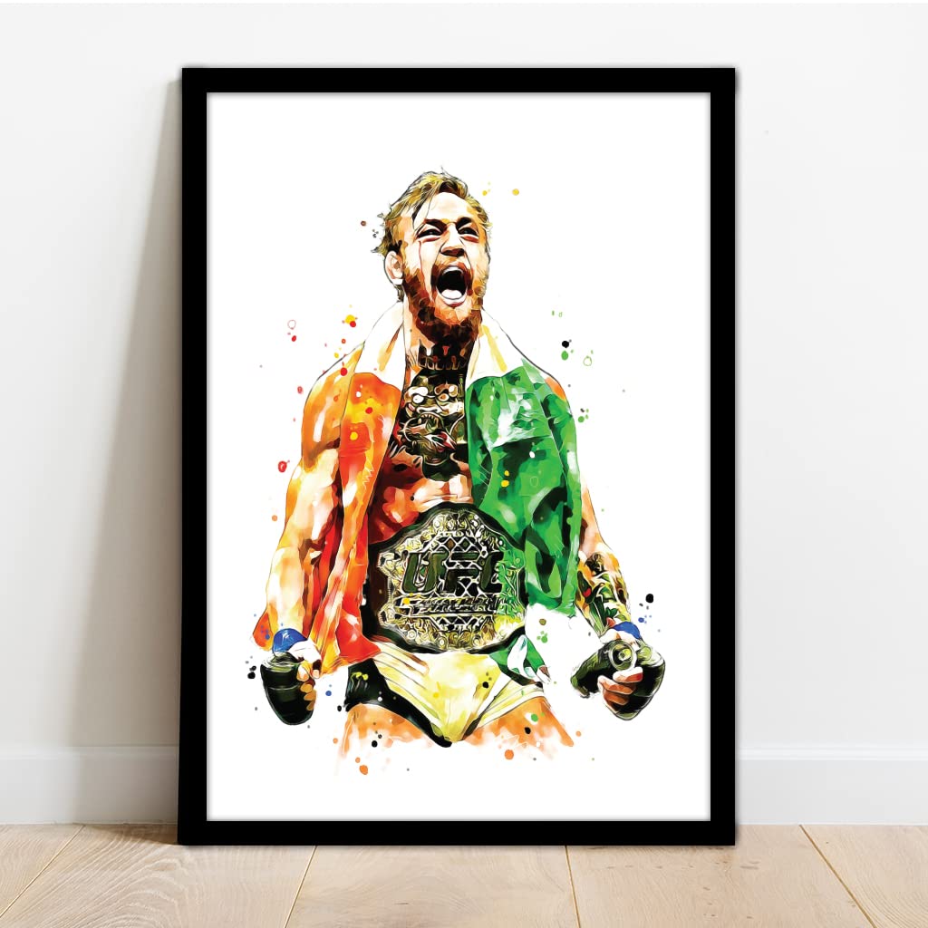 Conor McGregor - Framed Illustration Print Poster