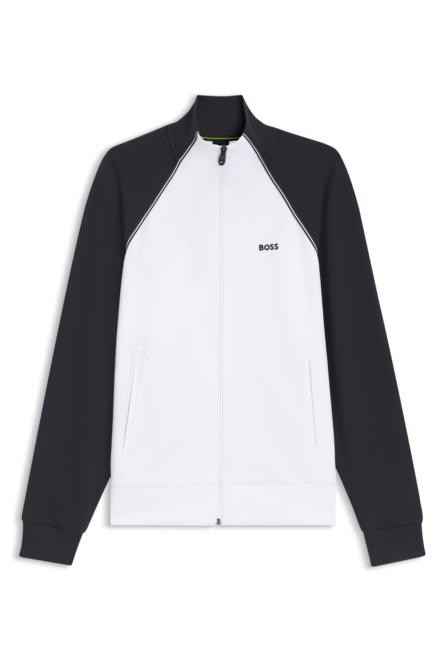 BOSS Herren SW Join Skaz Sweatshirt aus Baumwoll-Mix mit kontrastfarbenen Paspeln