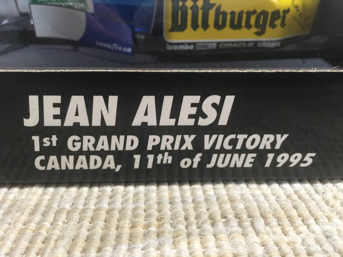 Amazon.co.jp: PMA 1/18 Jean Alesi 1st GP VICTORY 1995
