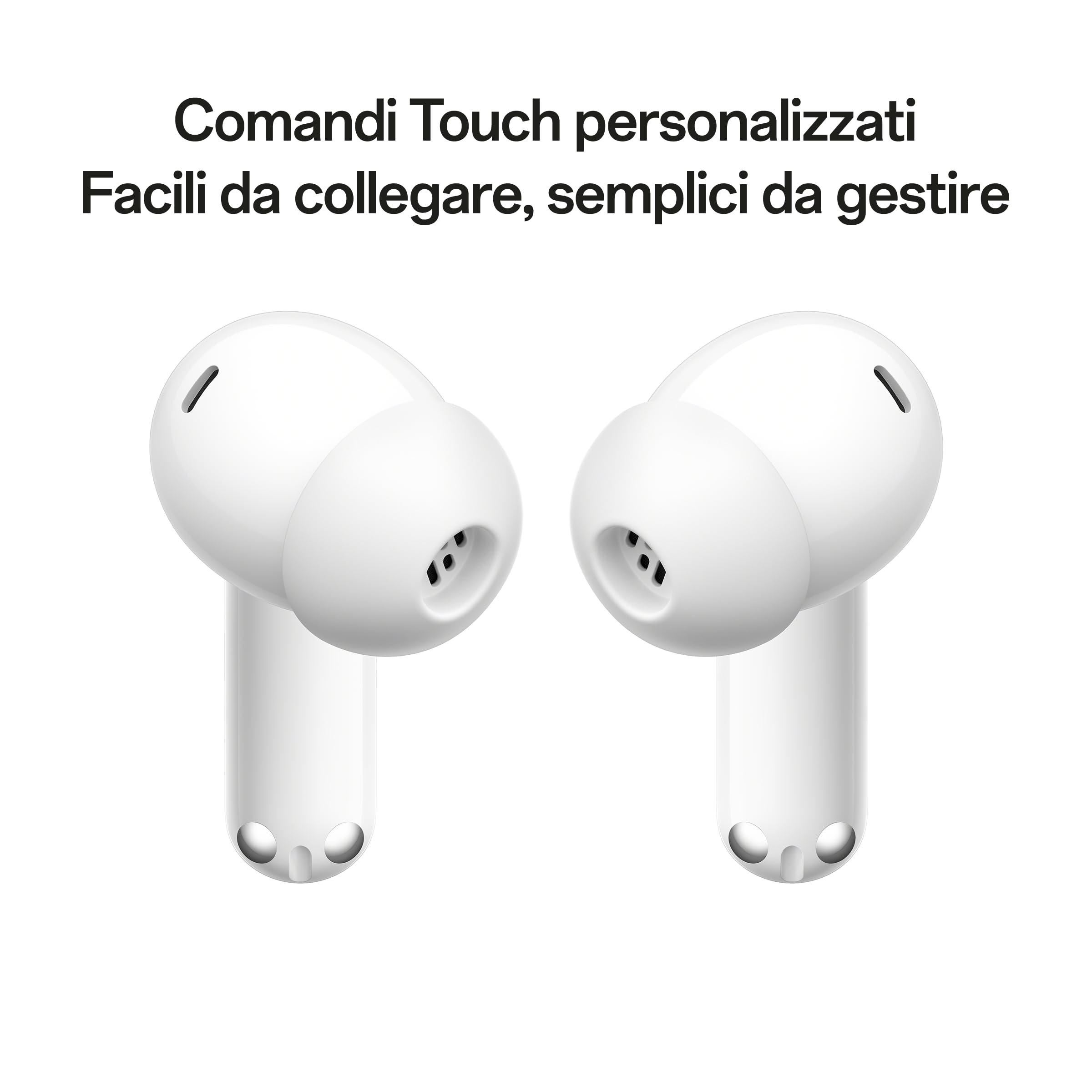 OPPO Enco Buds3 Pro Auricolari True Wireless, 54h Autonomia, Driver 12.4mm, BT 5.4, IP55, Bianco