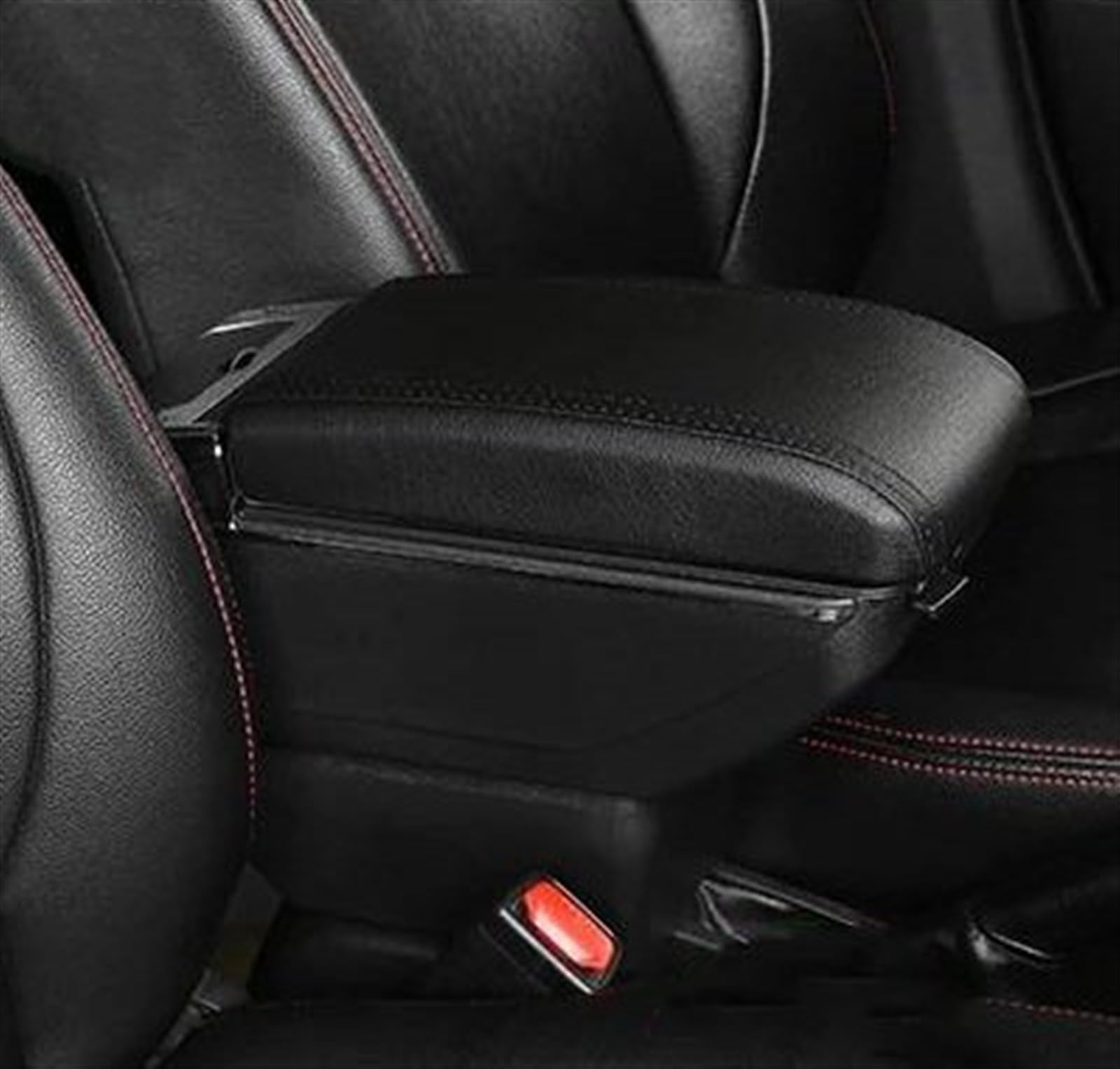 NMJLQW Storage Rack Car Center Console Storage Box Multifunctional Armrest Storage Box Interior Accessories For Picanto 3X-Line(D All Black)