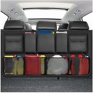 EVIMO Boot Organiser, for Vauxhall Zafira Tourer A C Vauxhall Zafira B Boot Bag Car Boot Organiser Box Foldable Boot Bag Storage Accessories, A