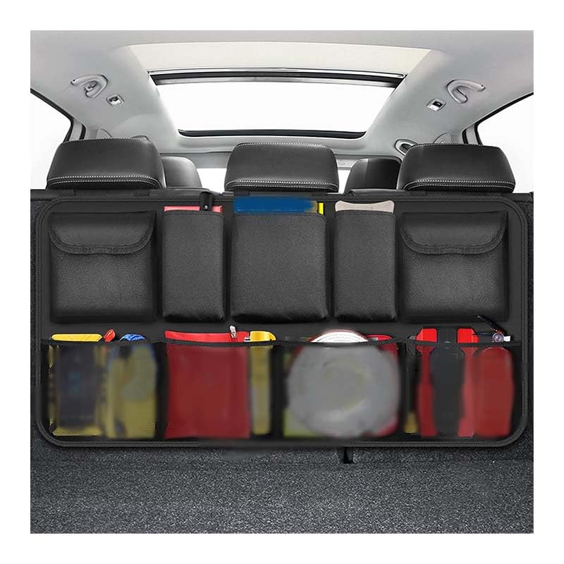 EVIMO Coche Organizador de Maletero, para Ford Puma/Puma St SUV 2019-2024 Caja de Almacenamiento Plegable Accesorios para Coche Auto Bolsas para Maletero,A