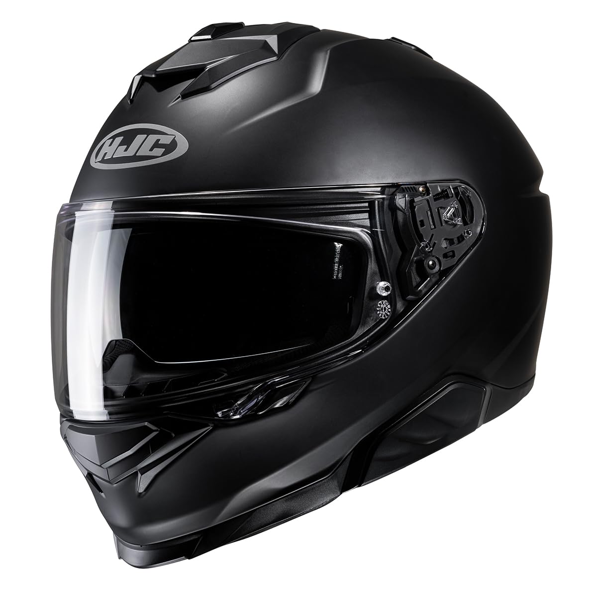 HJC i71 Solid Polycarbonate Motorcycle Helmet with Sun Visor and Pinlock