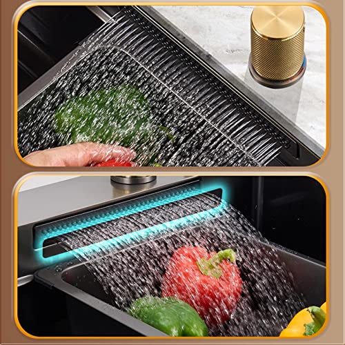 Évier cascade cuisine pluvieuse pour simplifier la préparation des repas - 4