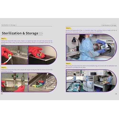Miniatura 5 de Tiras de pulido dental, paquete de 2 unidades, sistema de rayas de ortodoncia IPR, tira de reducción interproximal de dientes con una sola mano, kit
