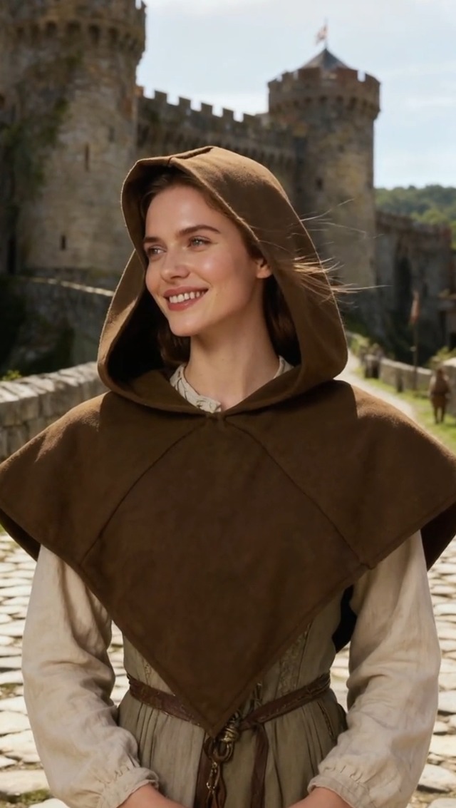 Amazon.com: UQJE Medieval Cowl Hood Renaissance Assassin Hood