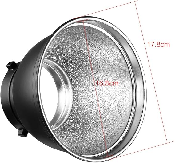 Soonpho 7 Standard Reflector Diffuser Lamp Shade Dish with 10 /30/ 50 Degree Honeycomb Grid White Soft Cloth for Bowens Mount Studio Strobe Flash Light Speedlite