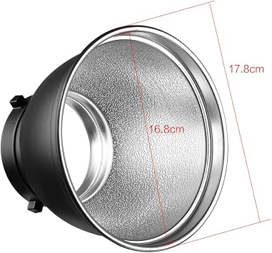 Soonpho 7 Standard Reflector Diffuser Lamp Shade Dish with 10 /30/ 50 Degree Honeycomb Grid White Soft Cloth for Bowens Mount Studio Strobe Flash Light Speedlite