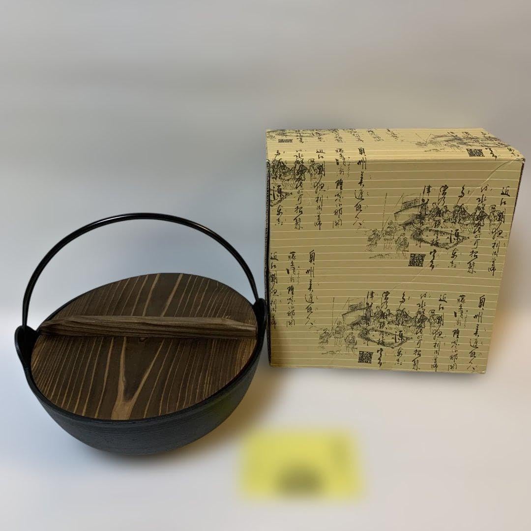 一点物 南部鉄器 鍋元 いろり鍋 27Cm 鋳鉄 鋳物 囲炉裏鍋