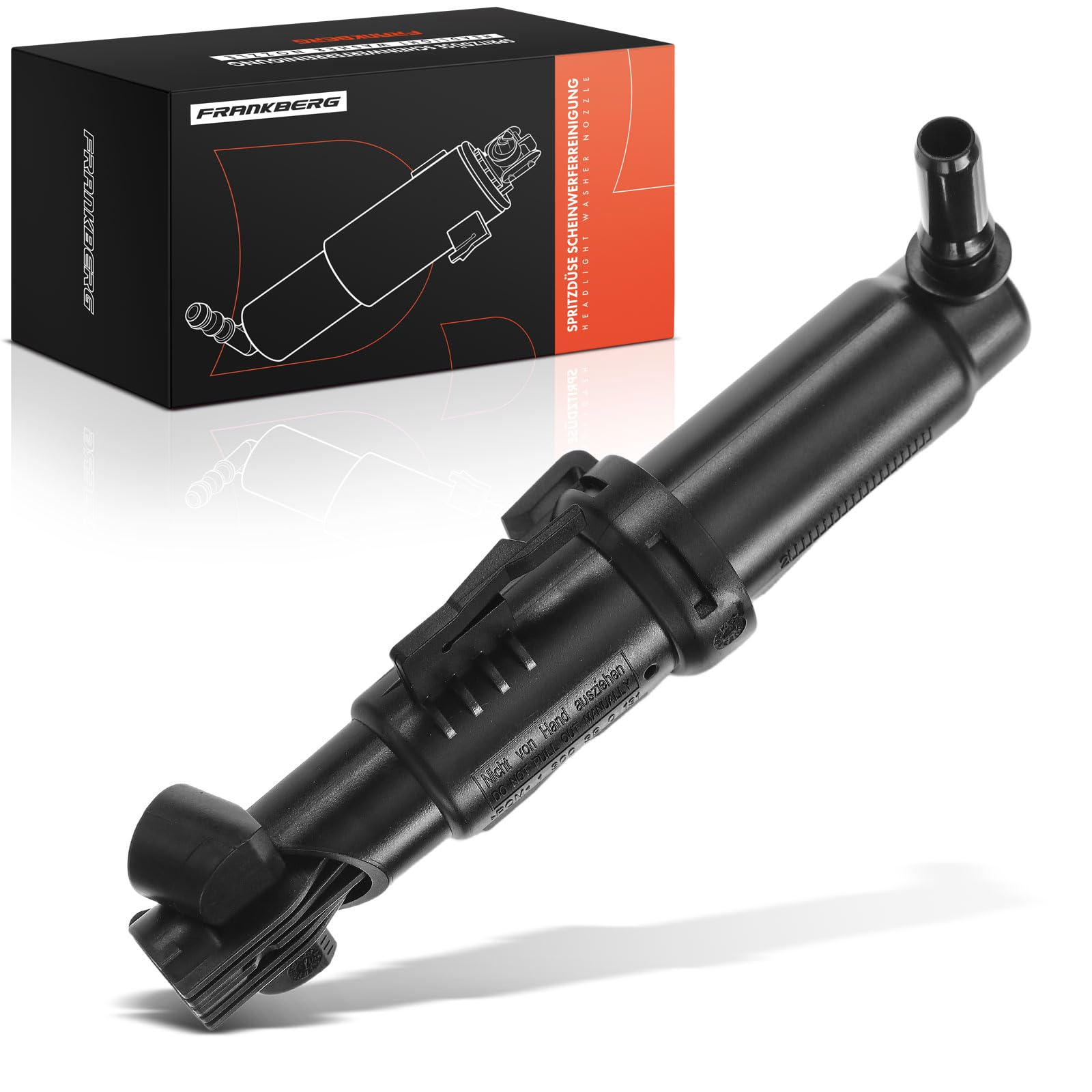 Frankberg Limpieza de faros Boquillas de lavado Delantero derecho Compatible con Serie 5 Touring F11 Serie 5 F10 Serie 5 Gran Turismo F07 Replace# 61677377668