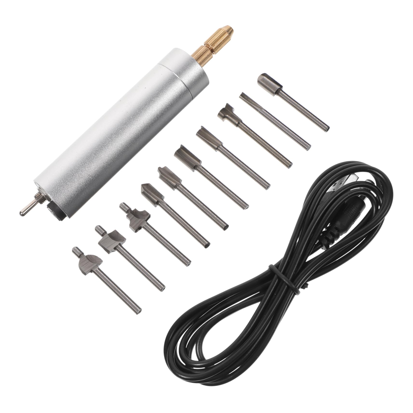 ARTIBETTER Comfortable Grip Electric Drill Mini Electric Grinder Tool for Low Speeding Polishing Diy Engraving Accessory Kit