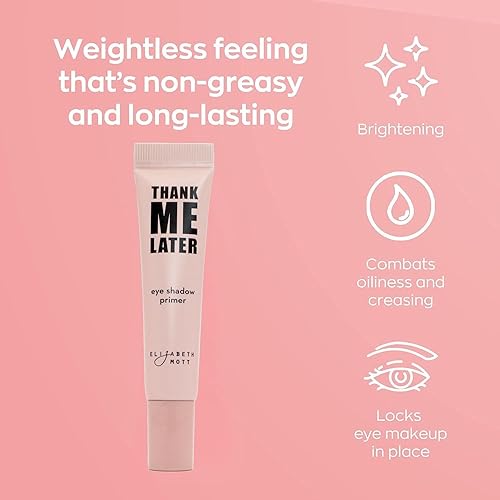 Vista 84 de Elizabeth Mott Thank Me Later - Prebase de maquillaje matificante para control de brillo y grasa, minimiza los poros, oculta líneas finas y arrugas