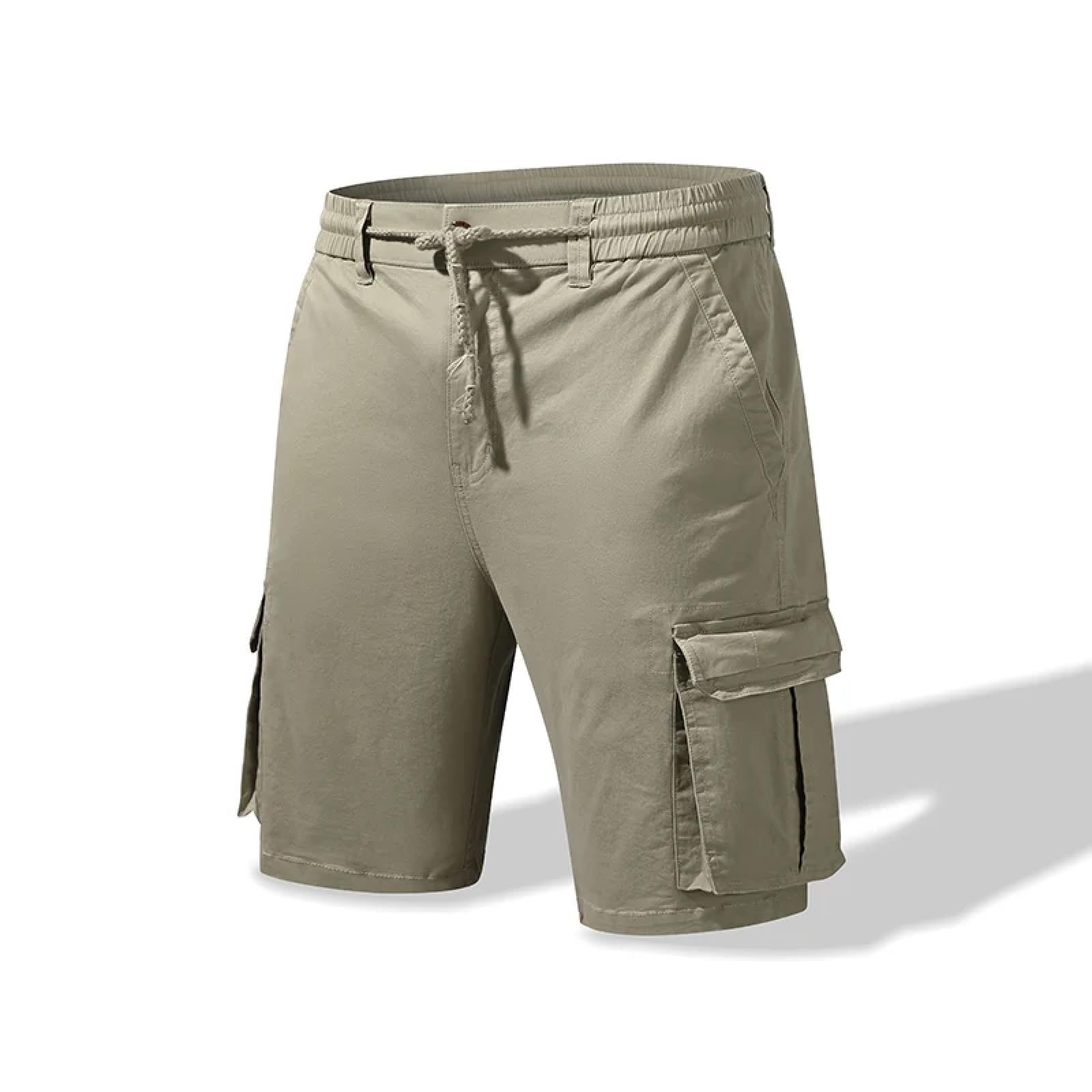 Pantaloncini Uomo Cargo Tasche Activewear All'aperto Corsa Casual Estate Mens Cargo Shorts