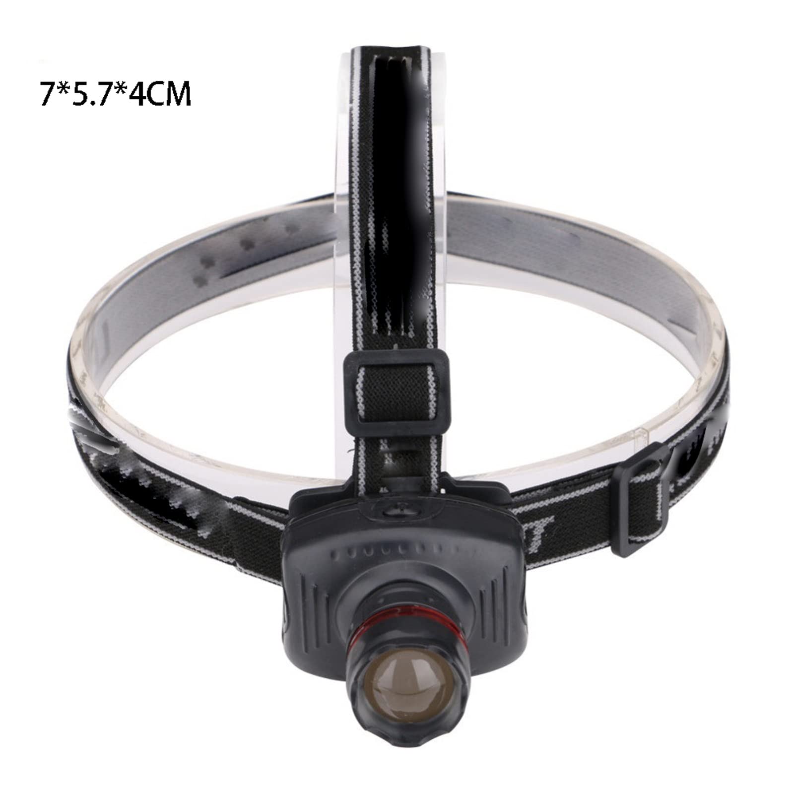Linterna frontal portátil con 3 modos, mini linterna frontal para bicicleta de carretera, luz de cabeza de bicicleta, luz de zoom, faro de pesca, campamento, caminata, faro LED
