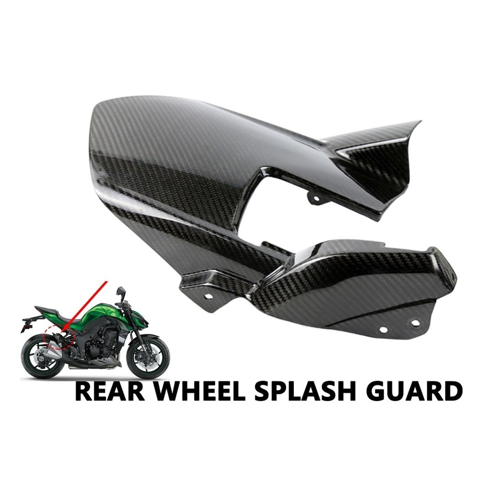 ニンジャ1000 z1000 カーボンリアフェンダー