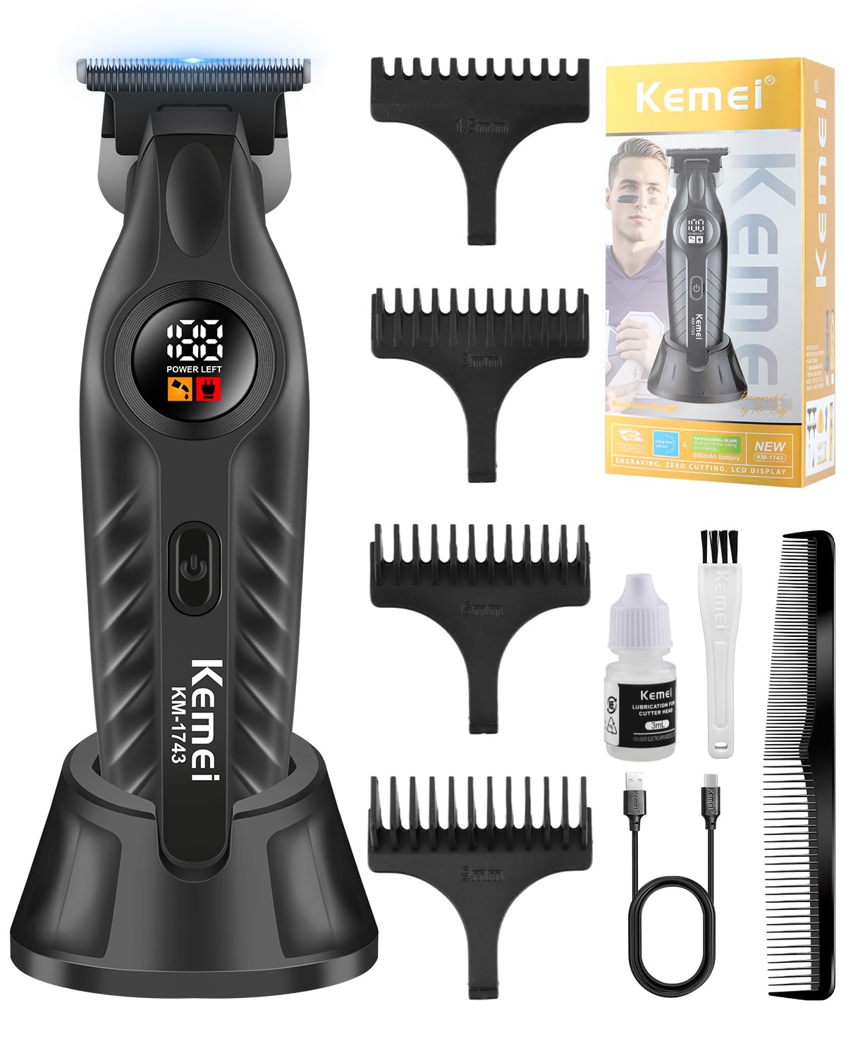 Amazon.com: KEMEI 1743 Professional Hair Clippers for Men