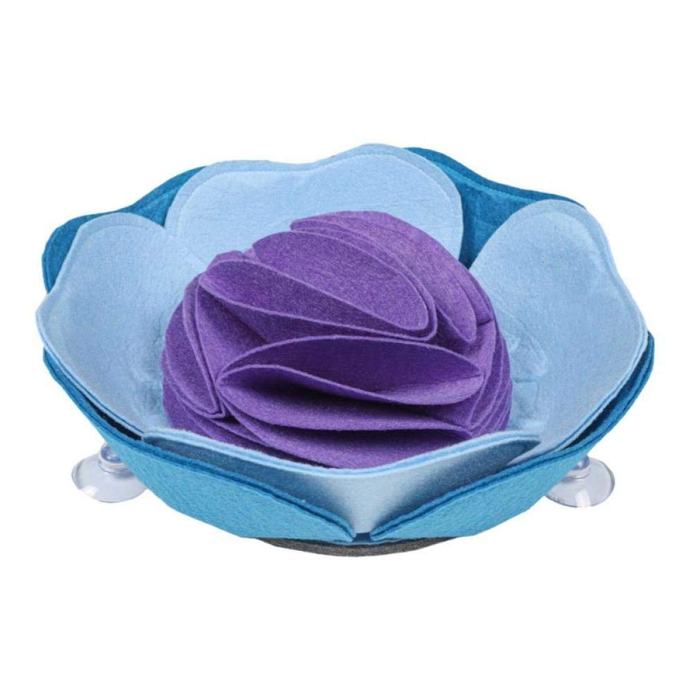 GVRPV Stainless Steel BowlDog Sniffing Mat Pet Sniffing Mat Dog Foraging Training Slow Food Bowl Nosework Feeder-purple