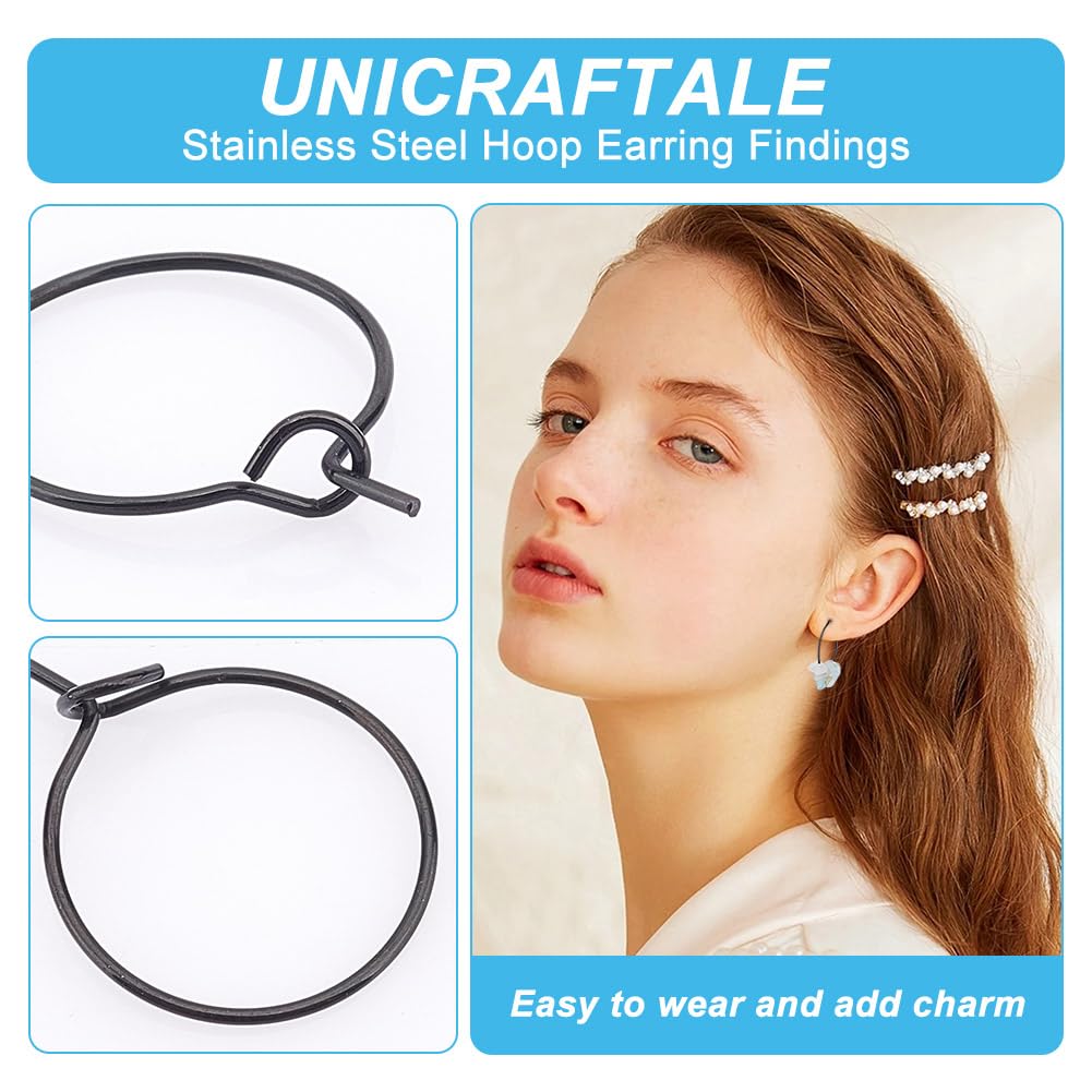 100 Anelli Per Orecchini In Acciaio Inox | 20mm Dorati | Per Fai Da Te Gioielli - Foto 5