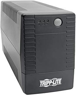 Tripp Lite UPS Desktop 650VA 360W AVR Battery Back Up Compact 120V 6 Outlet (VS650T)