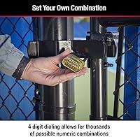 Vista 3 de Candado Master Lock 175, de combinación ajustable, Brass, 175LH