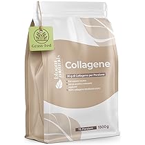 Collagene Idrolizzato in Polvere 1500 g (1,5 kg) – 20 g per Porzione – Gusto Neutro – Peptidi di Collagene Tipo 1 e 3 – Colageno Hidrolizado – Collagen Peptides Powder – Prodotto in Germania