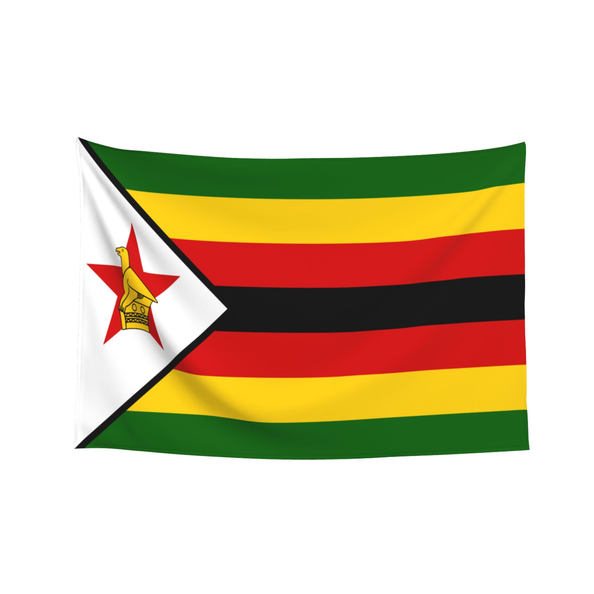 HLBSDM Flag of Zimbabwe Living Room Tapestry Modern Dorm Decor Wall Hanging Home Decor Backdrop 60"x40"