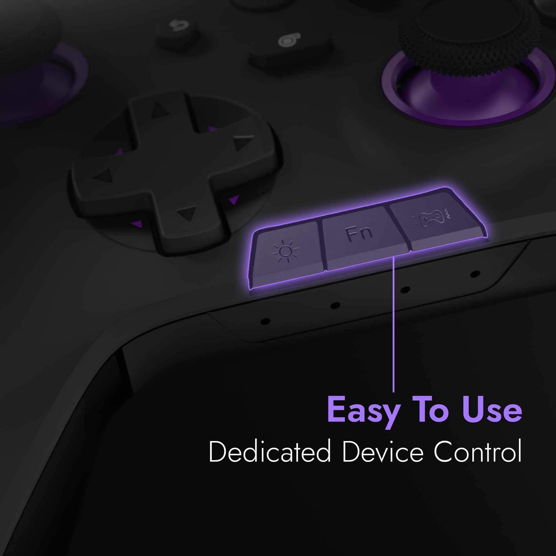 Kreo Surge XB Wireless Gaming Controller with Hall Effect Joysticks & Triggers, Tri-Mode, Turbo Mode, Macro Buttons, RGB, 1000Hz Polling, Gaming controller for PC Wireless, Android. — Amazon image 7