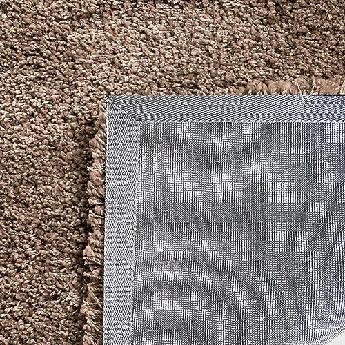Image of SS Malik Handloom Soft Shaggy Rugs Fluffy Home Decorative Large Carpet for Living Room 2-inch Thick Carpet (2x6 Feet, Beige)