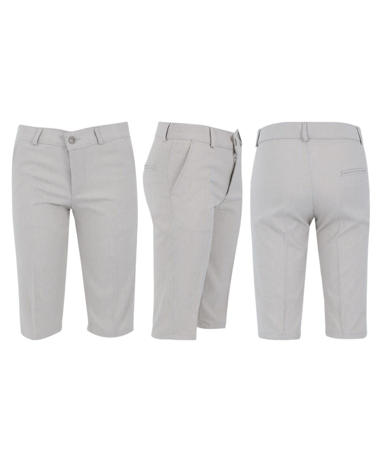 SIRRI Conjunto de chaleco para bebés y niños pequeños, 4 piezas, algodón y lino, conjunto formal de boda con opción de pantalones o edad corta de 3 meses a 8 años