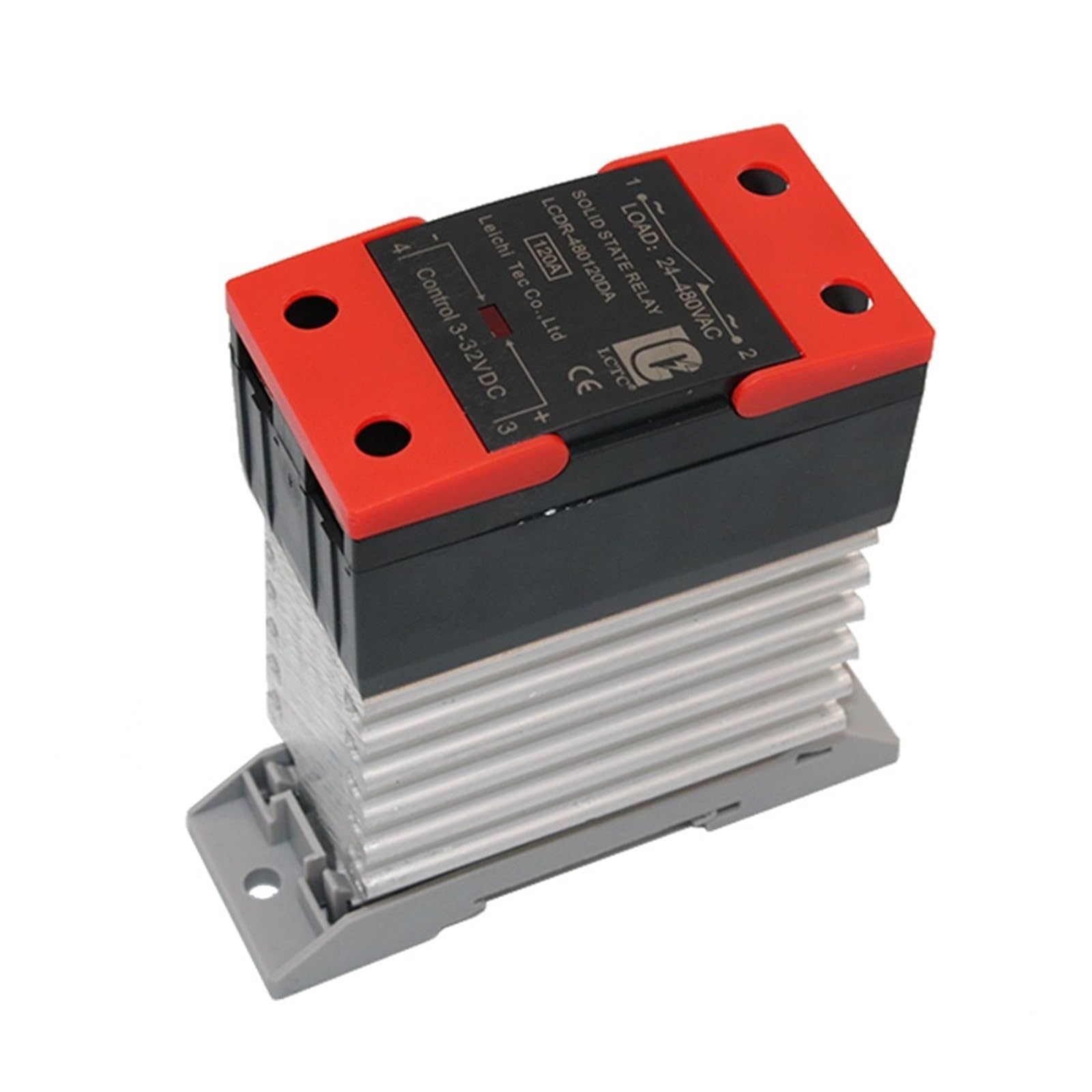VDOQTLJT Din Rail Heat Sink Single Phase SSR Solid State Relay 10A 25A 40A 60A 80A 100A 120A DC Control AC(DC-AC,120A)