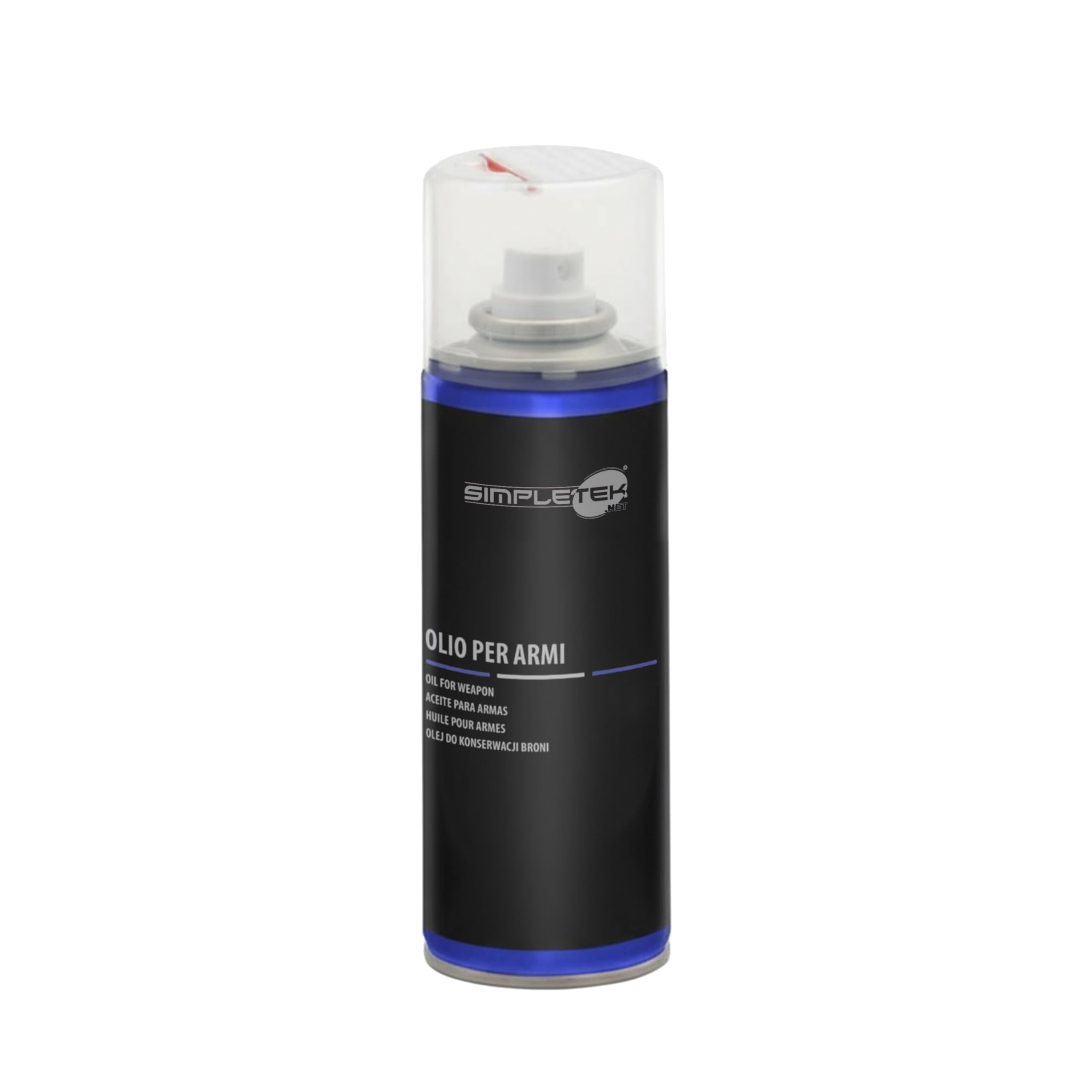 SIMPLETEK - 12X Bomboletta Spray OLio Per Armi Pulizia Manutenzione Lubrificante Anticorrosione OL106 200ml (12 pezzi)