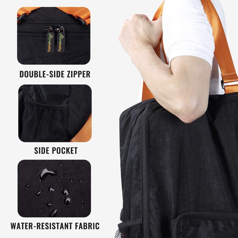 Minne Baby Borsa da viaggio grande per passeggino 3 in 1 | Compatibile con GB Pockit & Pockit Air All-Terrain | Leggero, impermeabile e compatto per i viaggi primaverili essenziali