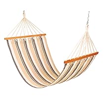 Hangit Cotton Hammock (Beige Stripe, 335 Centimeters)