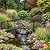 TTGIEET Metal Garden Bridge 6 FT, Durable Decorative Footbridge with Siderails Large Outdoor Bridges, Weight Capacity 660 lbs for Backyard, Creek, Lawn, Stream (6FT)